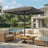 Patio Umbrella - 2 x 1.5m - Steel Frame - UPF 50+