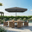 Patio Umbrella - 2 x 1.5m - Steel Frame - UPF 50+
