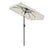 Rectangular Patio Umbrella - 2 x 1.5 m - Steel Frame - UPF 50+ Protection