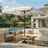 Rectangular Patio Umbrella - 2 x 1.5 m - Steel Frame - UPF 50+ Protection