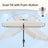 Rectangular Patio Umbrella - 2 x 1.5 m - Steel Frame - UPF 50+ Protection