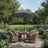 Outdoor Sun Umbrella - Metal Pole and Fibreglass Ribs - Grey