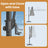Cantilever Umbrella - Fabric - Dove Gray - 360° Rotatable