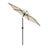 Outdoor Patio Umbrella - 2.7m - Polyester - Crank Mechanism