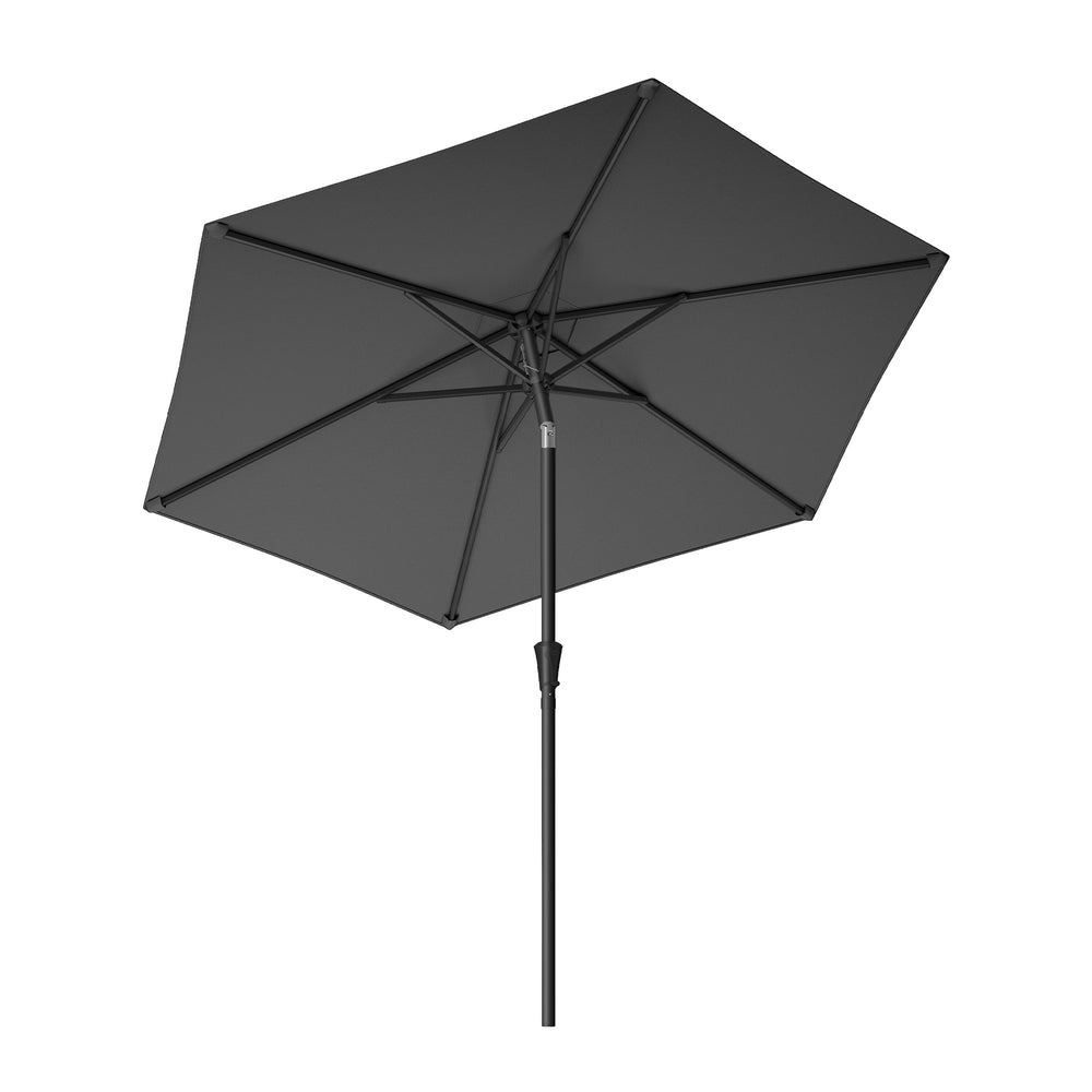 Outdoor Patio Umbrella - 2.7m - Polyester - Crank Handle