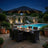 Patio Umbrella - 3m - Steel Frame - Solar-Powered LED Lights