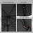 Patio Umbrella - 3m - Steel Frame - Solar-Powered LED Lights