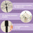 Patio Umbrella - Fabric - Beige - Double-Sided with 30° Tilt and Height Adjustable