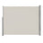 Retractable Patio Privacy Screen - Aluminium and Polyester - Beige