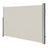 Retractable Patio Privacy Screen - Aluminium and Polyester - Beige