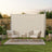 Retractable Patio Privacy Screen - Aluminium and Polyester - Beige