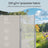 Retractable Patio Privacy Screen - Aluminium and Polyester - Beige