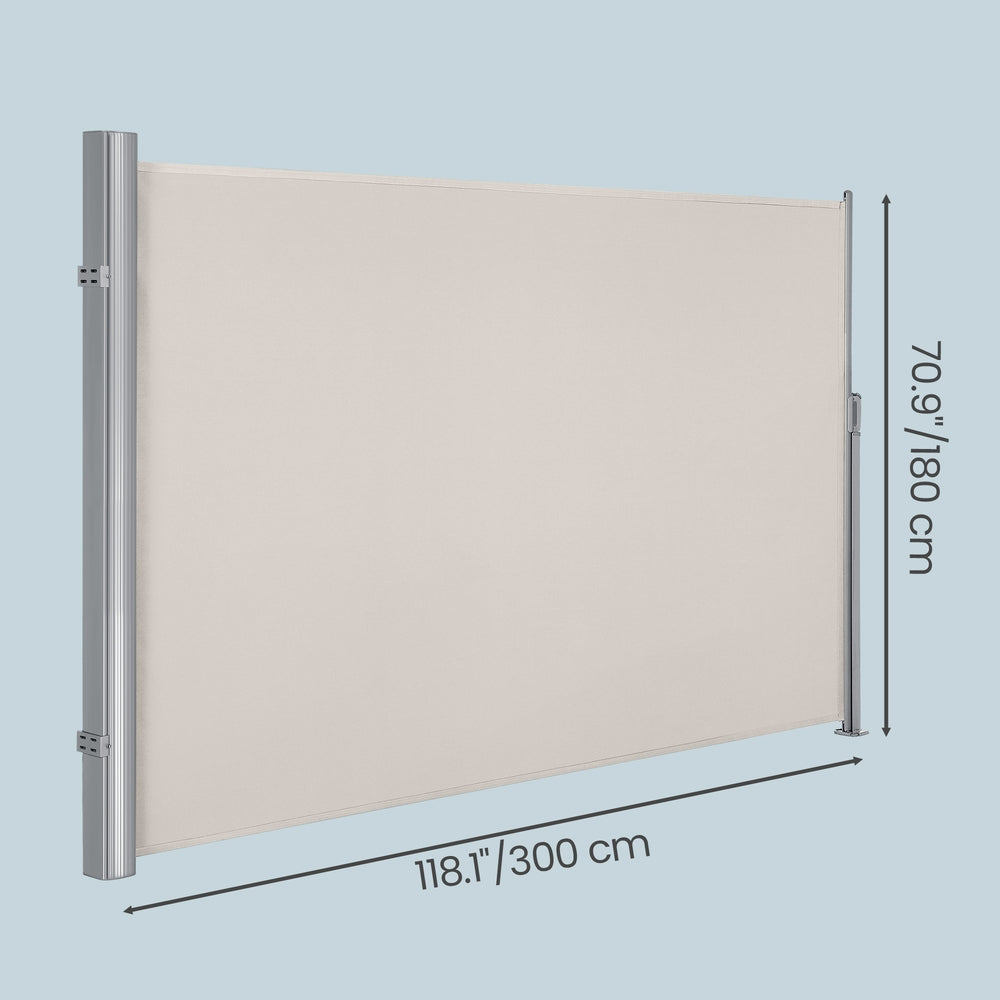 Side Awning - 180 x 300 - Aluminium Alloy - Waterproof