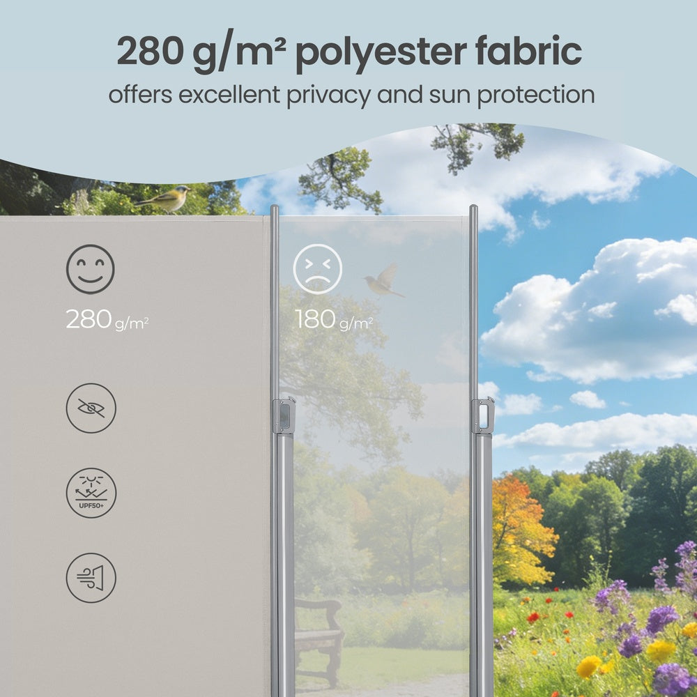 Side Awning - 180 x 300 - Aluminium Alloy - Waterproof