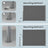 Retractable Privacy Screen - 180x300 - Aluminium Alloy - Waterproof