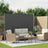 Retractable Privacy Screen - 180x300 - Aluminium Alloy - Waterproof