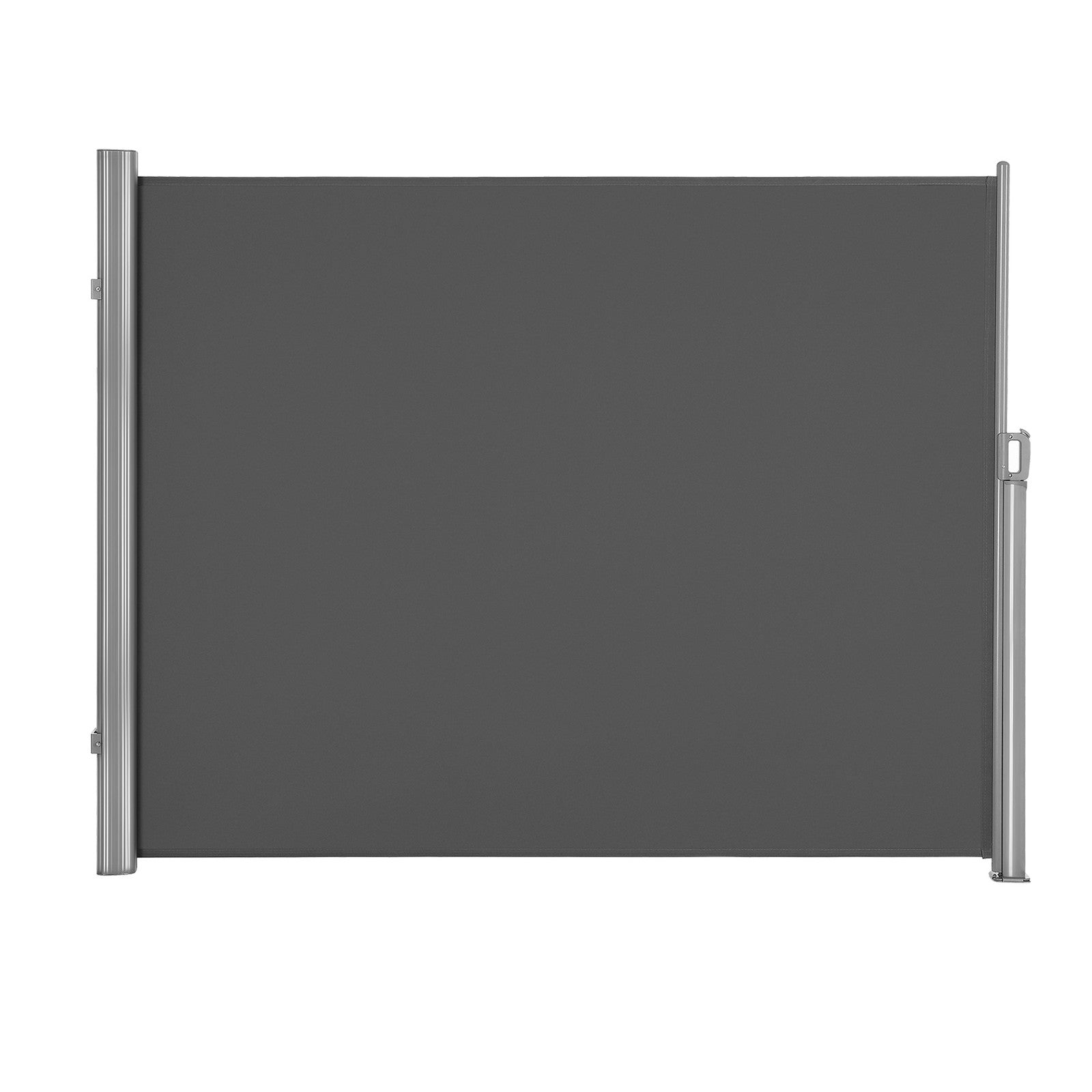 Extendable Side Shade Privacy Screen - Aluminium - Grey