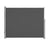 Extendable Side Shade Privacy Screen - Aluminium - Grey
