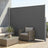 Extendable Side Shade Privacy Screen - Aluminium - Grey