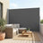 Extendable Side Shade Privacy Screen - Aluminium - Grey