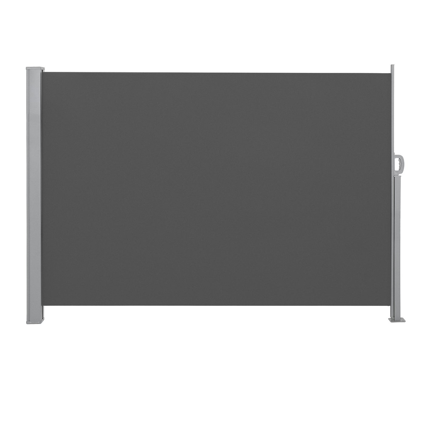 Extendable Side Shade - Steel and Polyester - Dark Grey