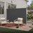 Extendable Side Shade - Steel and Polyester - Dark Grey