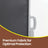 Extendable Side Shade - Steel and Polyester - Dark Grey