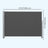 Extendable Side Shade - Steel and Polyester - Dark Grey