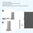 Extendable Side Shade - Steel and Polyester - Dark Grey