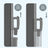 Extendable Side Shade - Steel and Polyester - Dark Grey
