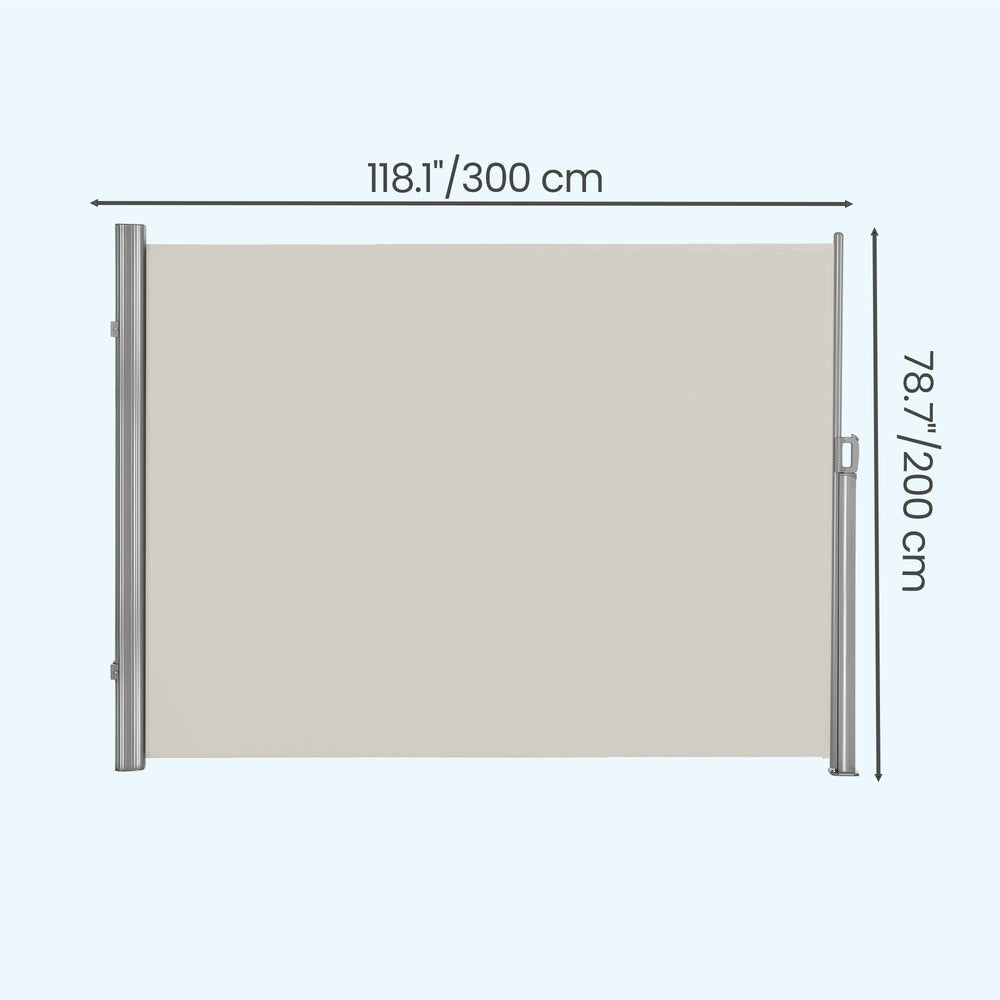 Extendable Side Shade - Privacy Screen