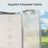 Extendable Side Shade - Powder-Coated Metal Pole and Housing - Taupe