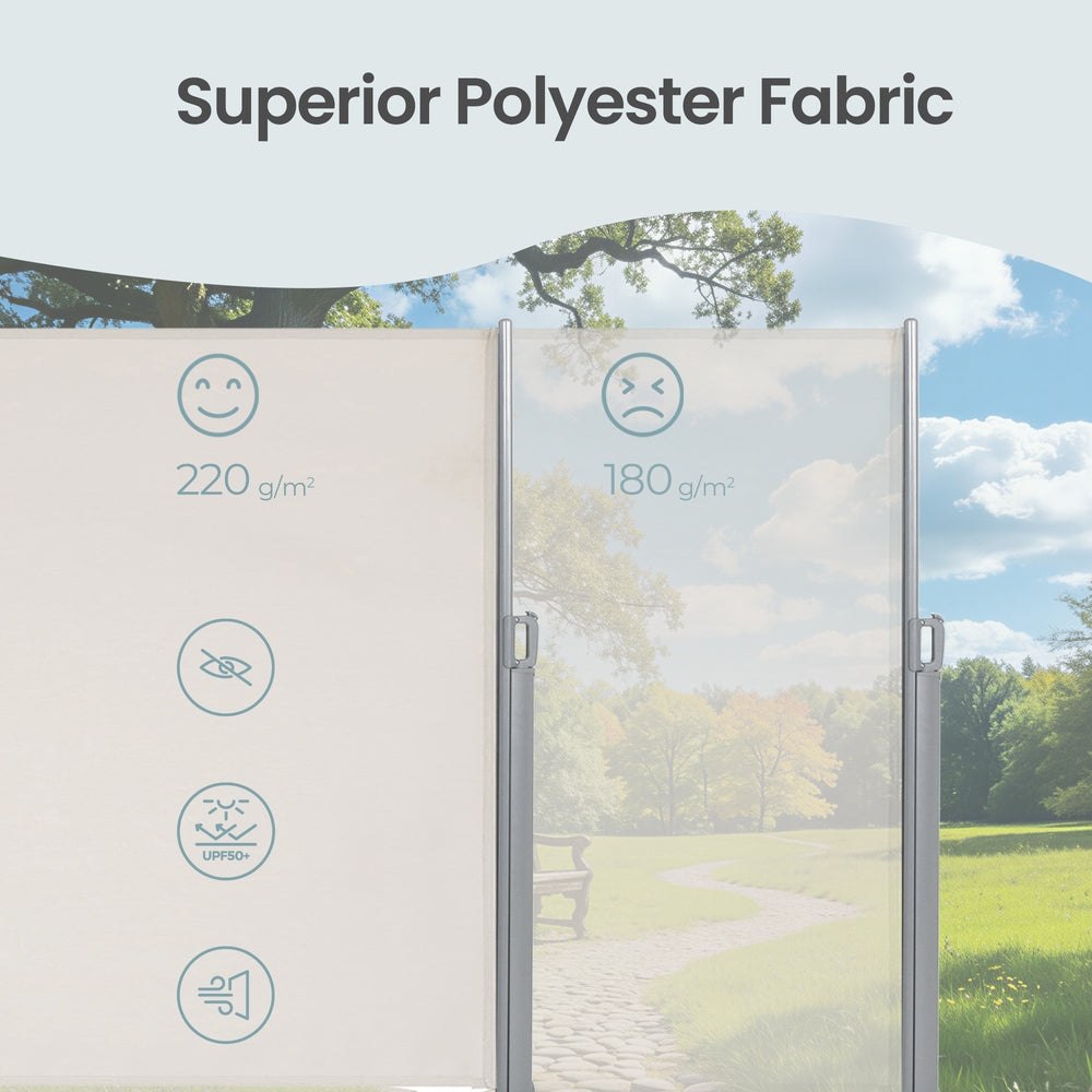 Extendable Side Shade - Privacy Screen