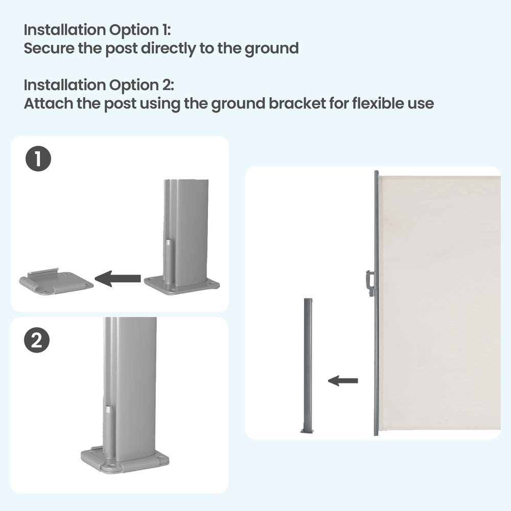 Extendable Side Shade - Privacy Screen