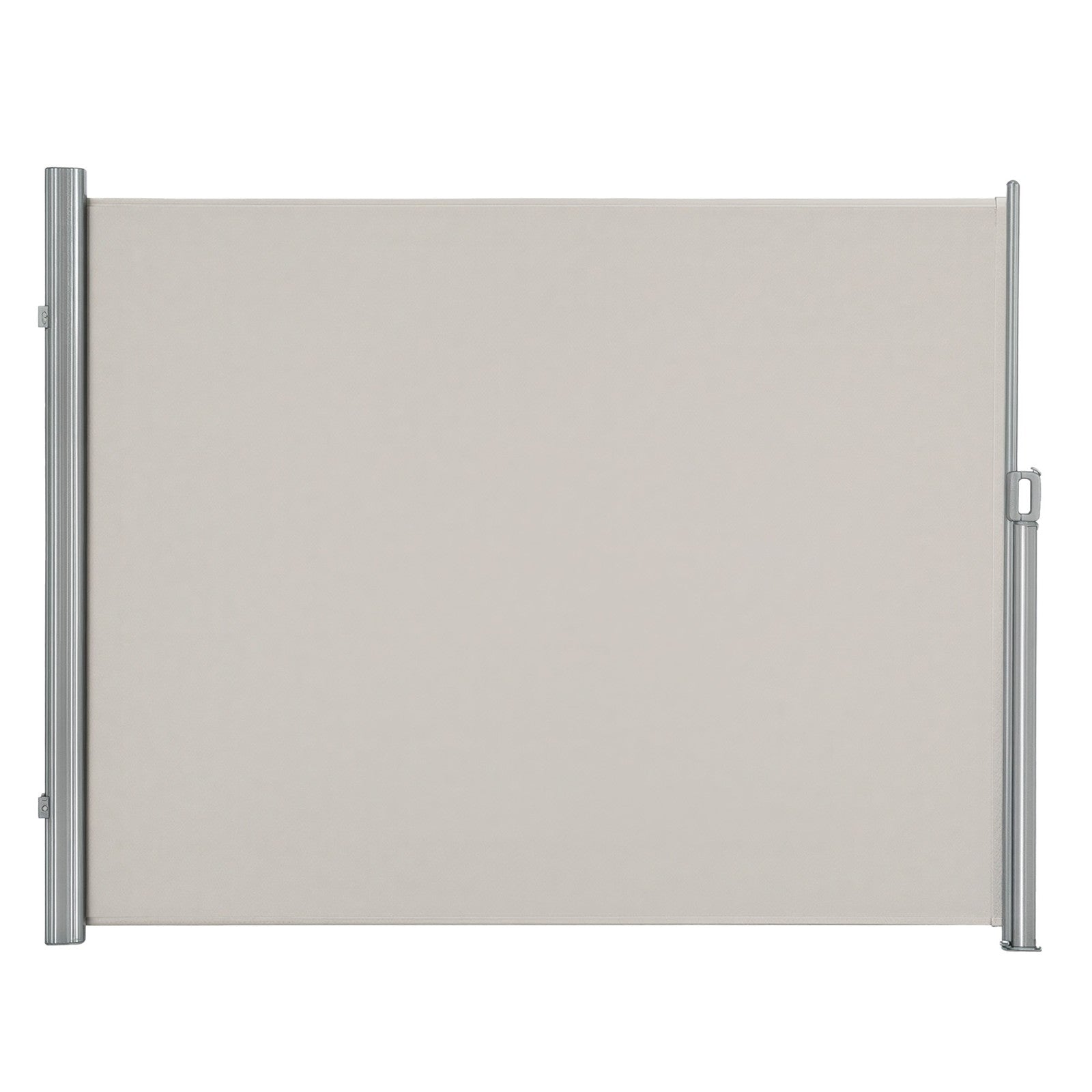 Extendable Side Shade, Privacy Screen - Aluminium - Beige