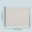 Extendable Side Shade, Privacy Screen - Aluminium - Beige