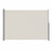 Extendable Side Shade, Privacy Screen - Steel and Polyester - Beige