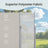 Extendable Side Shade, Privacy Screen - Steel and Polyester - Beige