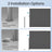 Extendable Side Shade Privacy Screen - Aluminium - Grey