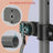 Retractable Awning - Fabric - Grey - Manual and Height-Adjustable with Crank