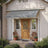 Retractable Awning - Fabric - Grey - Manual and Height-Adjustable with Crank