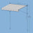 Retractable Awning - Fabric - Grey - Manual and Height-Adjustable with Crank