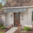 Retractable Awning - Fabric - Grey - Manual and Height-Adjustable with Crank