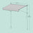Retractable Awning - Fabric - Grey - Manual and Height-Adjustable with Crank