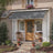 Retractable Awning - Fabric - Grey - Manual and Height-Adjustable with Crank