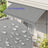 Retractable Awning - Fabric - Grey - Manual and Height-Adjustable with Crank
