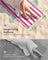Set of 2 Folding Beach Sunloungers - Steel Tube and Oxford Fabric - Strawberry Red and Cloud White