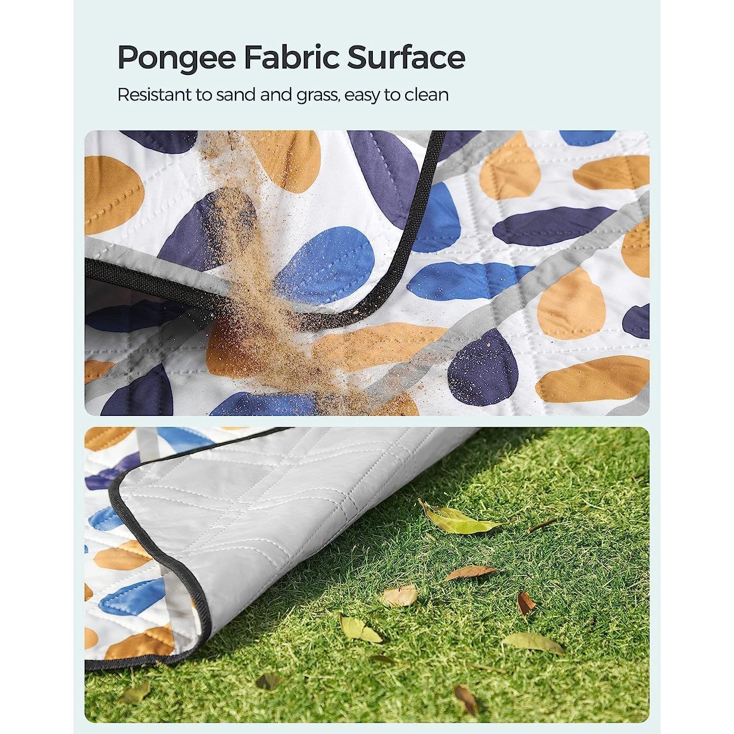 Picnic Blanket - Fabric - Leaf Pattern