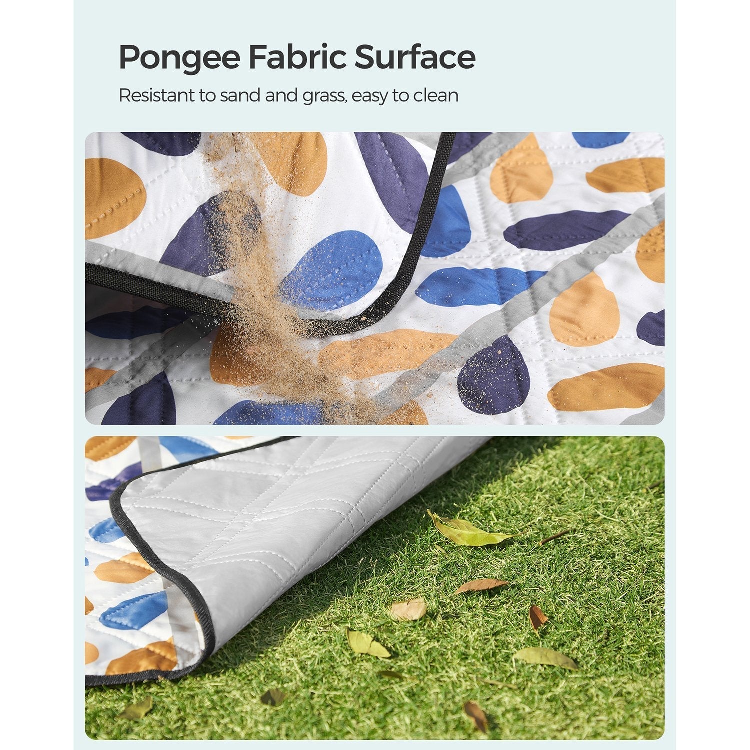 Picnic Blanket - Fabric - Leaf Pattern
