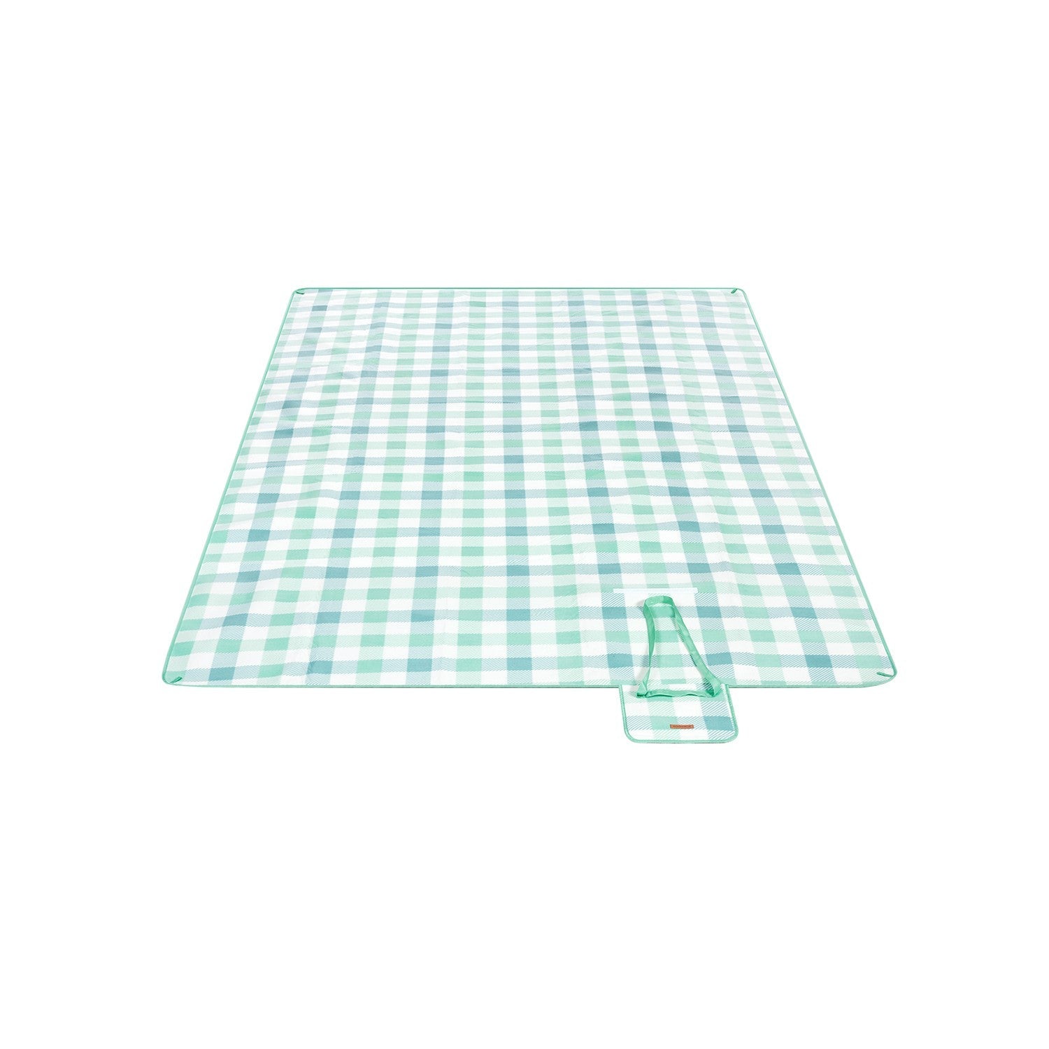 Picnic Blanket - 300 x 200 cm - Green and White - Waterproof